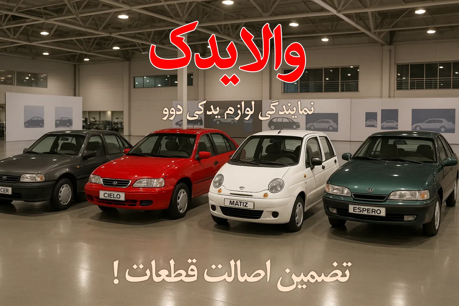 لوازم یدی دوو ماتیز ریسر اسپیرو و سیلم در تهران