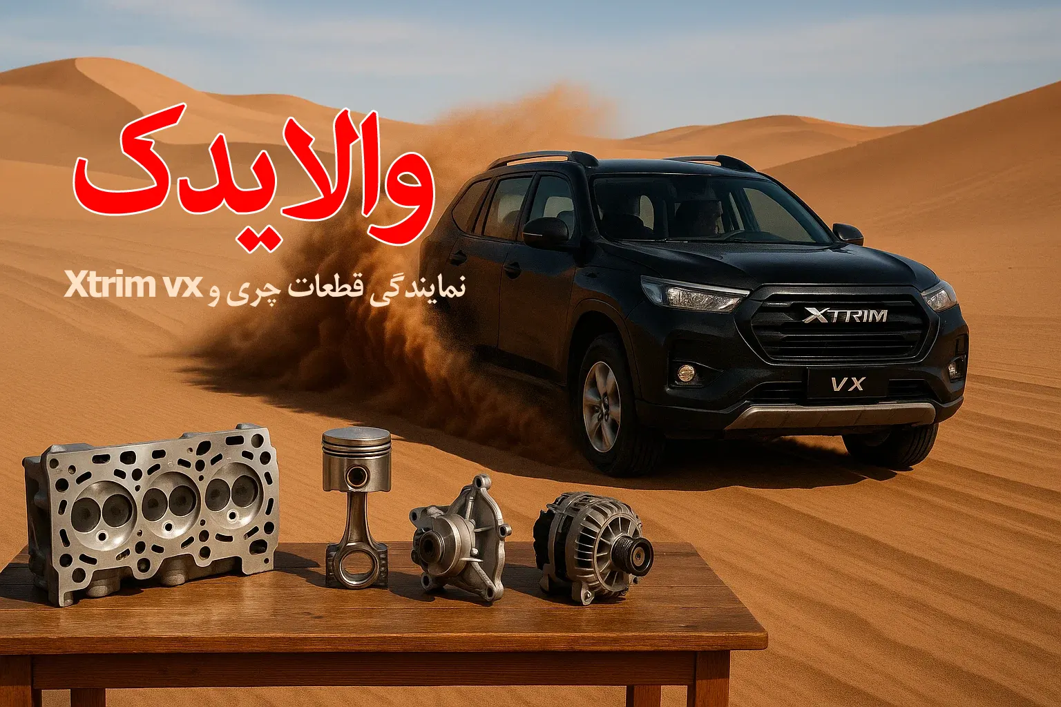 نمایندگی لوازم یدکی چری ایکس تریم وی ایکس xtrim vx در تهران